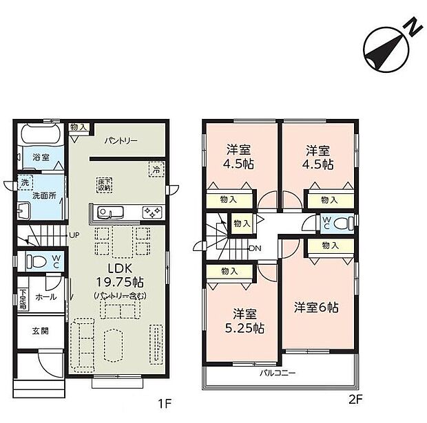 (A号棟)、価格3890万円、4LDK、土地面積112.85m2、建物面積93.97m2