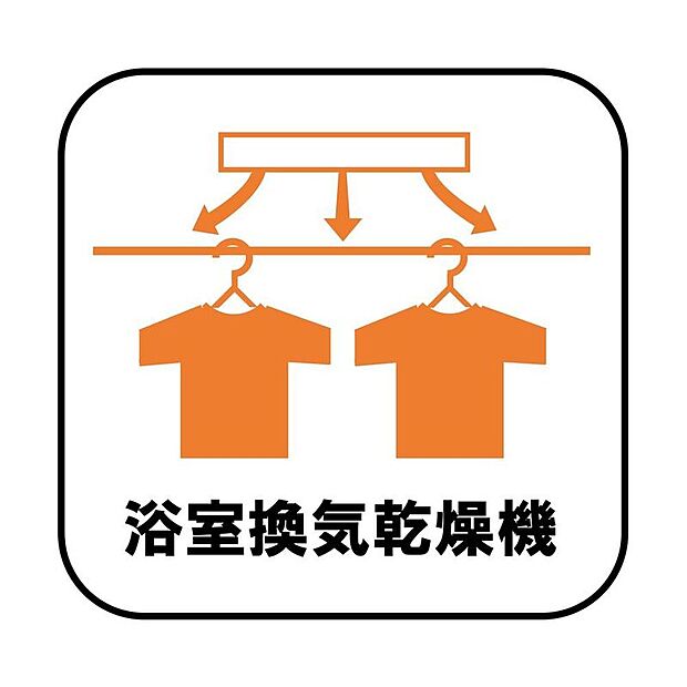 雨の日や冬場のお洗濯に嬉しい装備。濯物を乾かすだけでなく、入浴度に換気機能で湿気を排出できるためカビの防止にもなります。