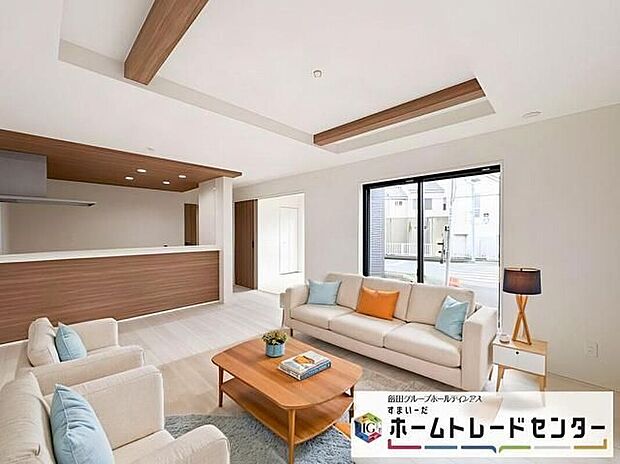 ◆LDKはご家族みんなが揃う大切な空間です♪テーブルやソファ、カーテン選び、レイアウトを考えるのも楽しいですね♪笑顔溢れる楽しい暮らしをイメージしながらご見学ください♪※本家具はCGとなります