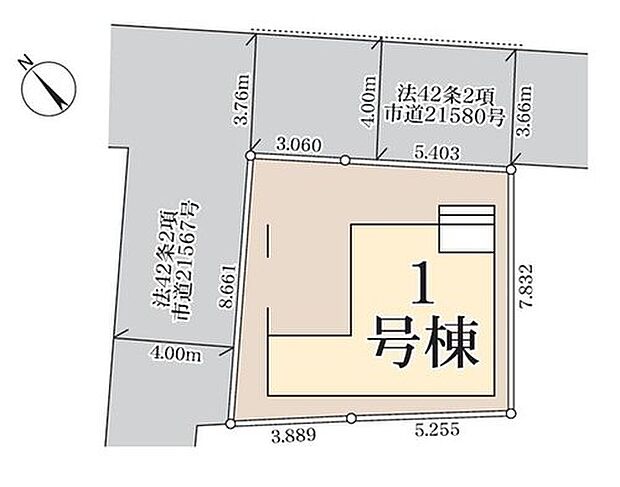 【全体区画図】閑静な住宅地☆カースペースはビルトインガレージ♪