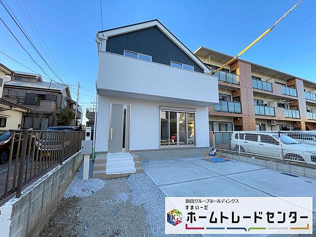 【現地外観写真】◆休日にご家族揃ってご見学はいかがでしょうか♪実際の現地を見てみると図面などではわからない、新たな発見もありますのでまずはお気軽にお問い合わせください♪