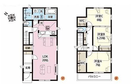 ●リビングは広々20帖超♪
●ランドリールーム付きで家事の時短につながります♪
●大容量のWクローゼットを2カ所完備♪かさばるスーツケースや季節用品も効率よく収納可能です♪ 