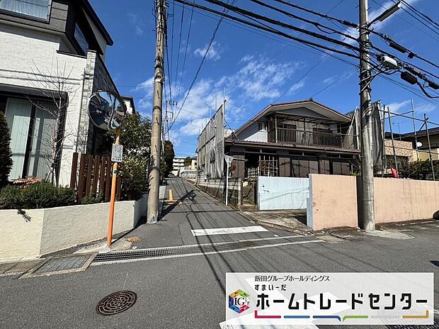 【現地外観写真】◆休日にご家族揃ってご見学はいかがでしょうか♪実際の現地を見てみると図面などではわからない、新たな発見もありますのでまずはお気軽にお問い合わせください♪