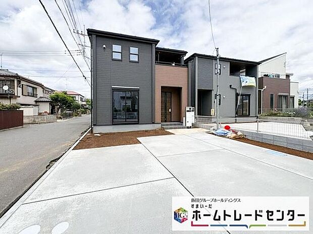 【現地外観写真】平日・お仕事帰りなど、いつでもご案内させていただきます！デザイン・目に見える設備面も大切ですが、耐震構造で地震に強い家の為、次代へ繋ぐ強固な住宅です。