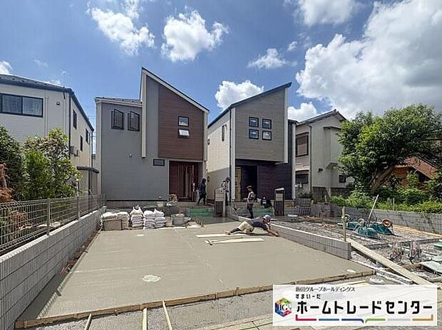 【現地外観写真】◆休日にご家族揃ってご見学はいかがでしょうか♪実際の現地を見てみると図面などではわからない、新たな発見もありますのでまずはお気軽にお問い合わせください♪