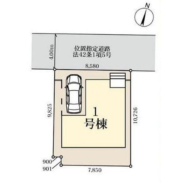 【全体区画図】JR高崎線「上尾」駅まで徒歩17分♪