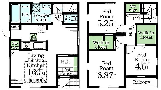 (1号棟)、価格4980万円、3LDK、土地面積102.71m2、建物面積80.19m2