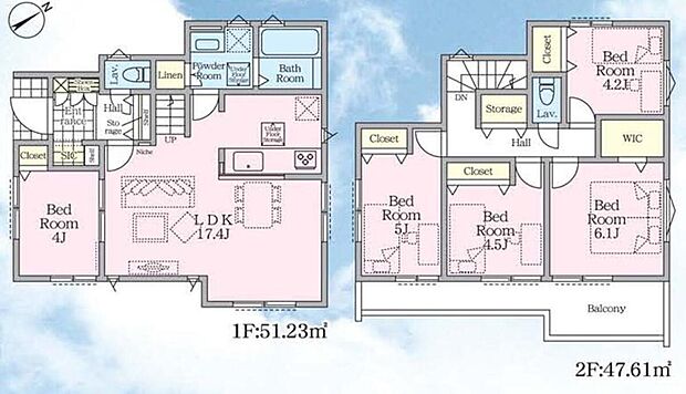 (1号棟)、価格6780万円、5LDK、土地面積162.24m2、建物面積98.84m2