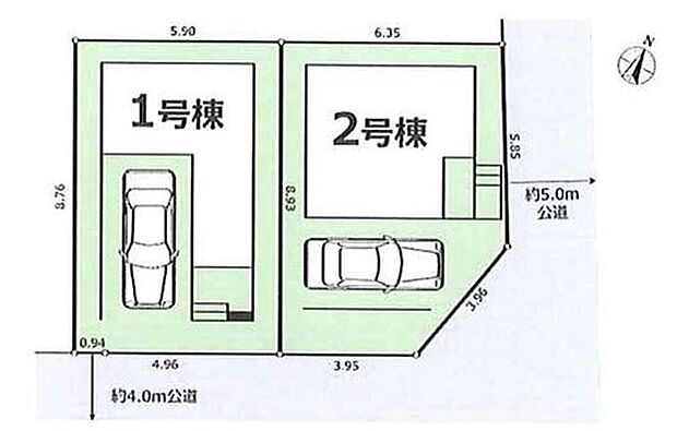 【全体区画図】限定2棟 新築分譲住宅です!
閑静な住宅街に立地、新生活のスタートにもオススメです♪
