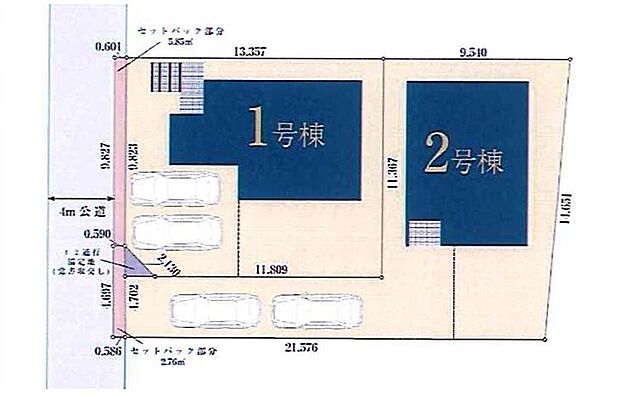 【全体区画図】全２邸です☆
先着順となりますので、お早めにご相談下さいませ☆