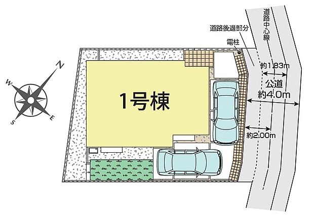 【全体区画図】限定１棟　新築分譲住宅です！
穏やかな雰囲気漂う街並み、ゆったりお過ごしいただけます♪