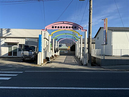 信学会松本南幼稚園 現地から1400m。(徒歩18分。)