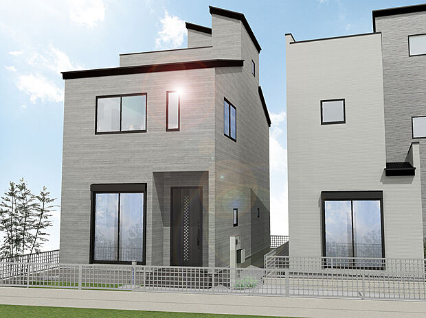 【2号棟 完成イメージパース】※イメージの為実際と異なる場合があります。