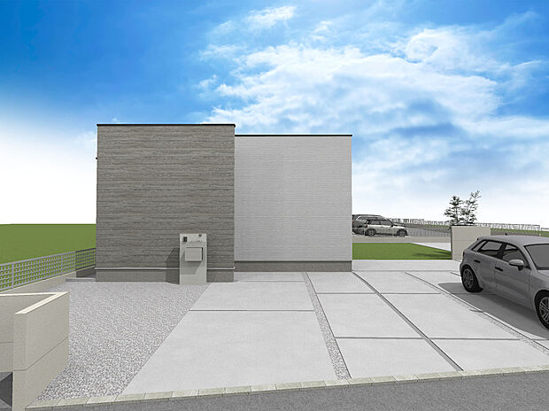 【1号棟 完成イメージパース 別角度】※イメージの為実際と異なる場合があります。