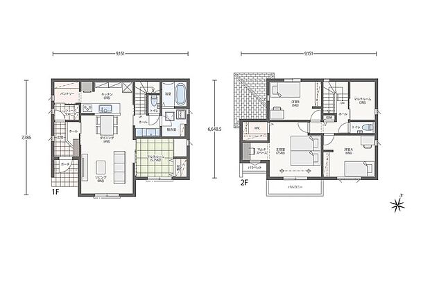 (No.2)、価格4165万円、4LDK、土地面積194.43m2、建物面積116.35m2