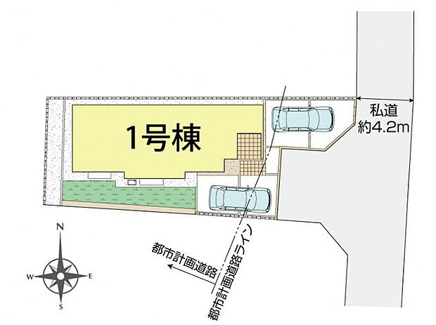 裾野市茶畑2期1棟 区画図