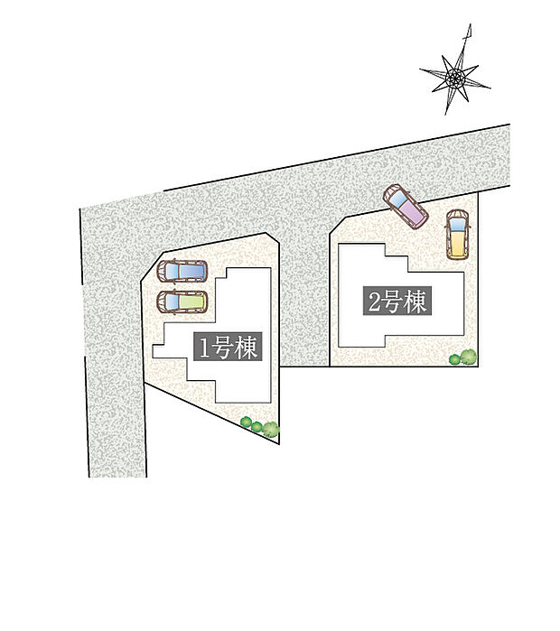 タマタウン富士松本 区画図