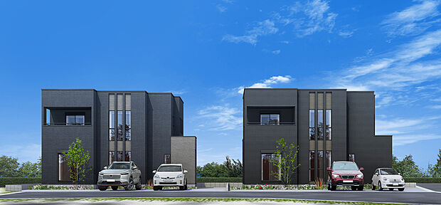 タマタウン小郡下郷V 街並みパース