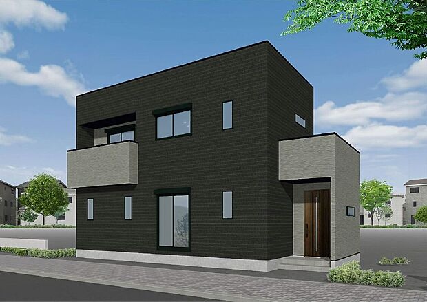 タマタウン笠岡2号地_外観パース
※完成イメージ図になります。