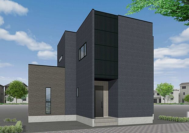 【4号棟完成予想図】
南面8.5帖のワイドバルコニーを設けた開放的な住まい♪気持ちのいいお洗濯はもちろん、ガーデニングやおうちカフェなどもお楽しみいただけます。