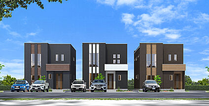 タマタウン一宮千秋町　全体パース