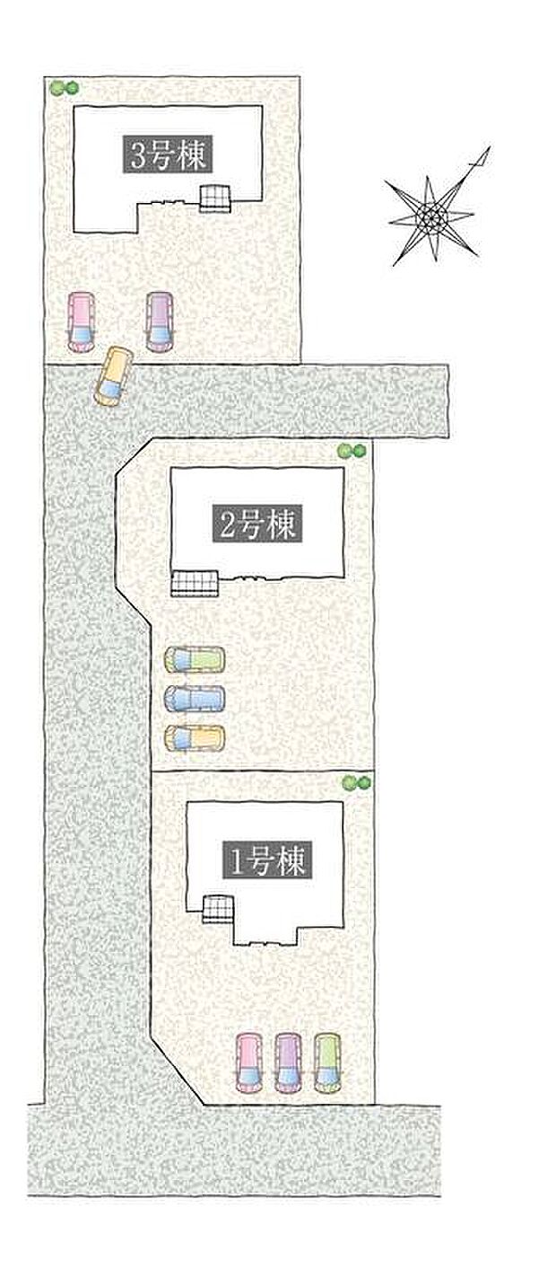 【区画図】タマタウン諏訪II　区画図