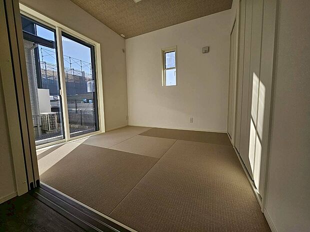 【和室】LDKに隣接した和室４．５帖