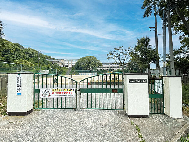 大牟田市立甘木中学校（約2m）