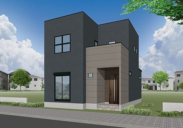 【タマタウン古閑中III_8号地】外観パース(イメージ)