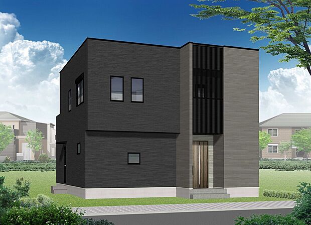 【3号地】【3号地完成予想図】
家族みんなの「あったらいいな」を取り入れた暮らしの豊かさにこだわったプランニング♪プライバシー空間を守りながら、雨風の影響を受けにくいインナーバルコニーを設置。