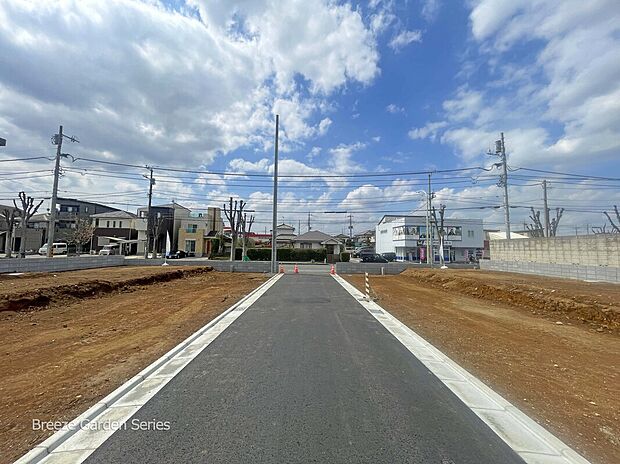全10区画:前面道路 現地写真2026.4.6撮影