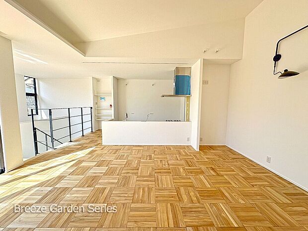 【施工例プラン:LDK(本物件の建物とは異なります)】ずっと眺めていたくなるような魅力のチェッカーパーケット