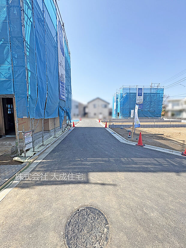 【【COCOYUNO 川越市志多町】】No.8:前面道路