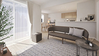 ６号地 参考プランの内観パース