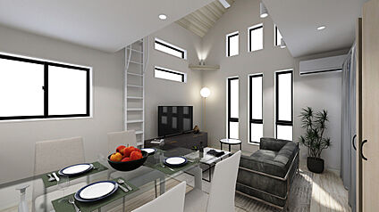 【内観パース/リビング】