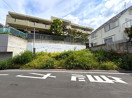 【前面道路を含む現地写真】