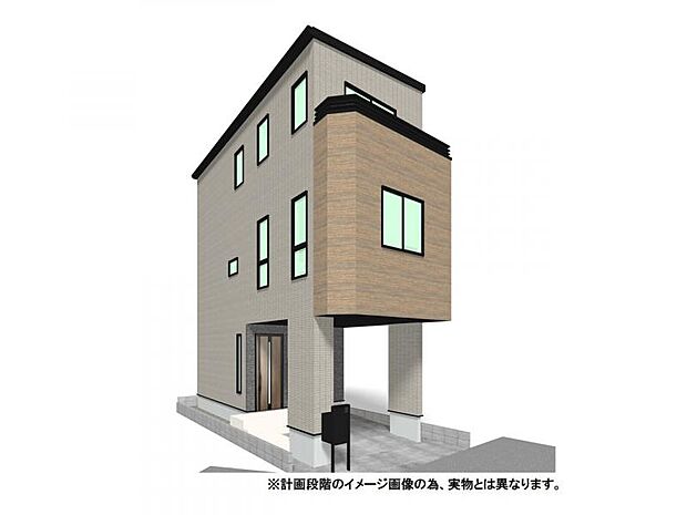 【外観イメージパース】文教エリアとしても名高い「浦和区岸町」アドレス。南浦和徒歩10分と浦和駅徒歩14分、2駅徒歩圏の利便性が魅力。駅周辺のパルコや伊勢丹などの商業施設も日常の生活圏として機能します。