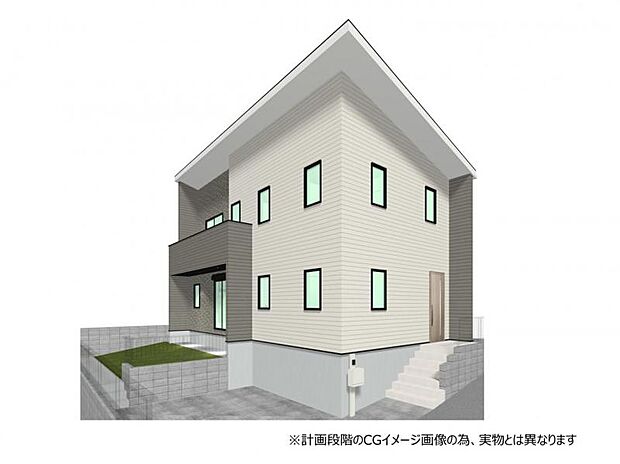 永大グループ施工住宅 ◆モダンで洗練された外観デザイン！子育て世帯に嬉しい工夫満載！充実収納が魅力の4LDKプラン！芝スペース付き2階建！車種により駐車2台可能！※普通車1台・軽自動車1台