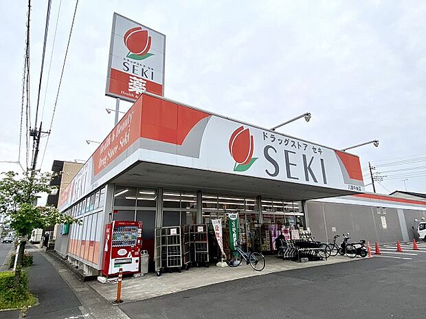 ドラッグストアセキ八潮中央店(約620m)