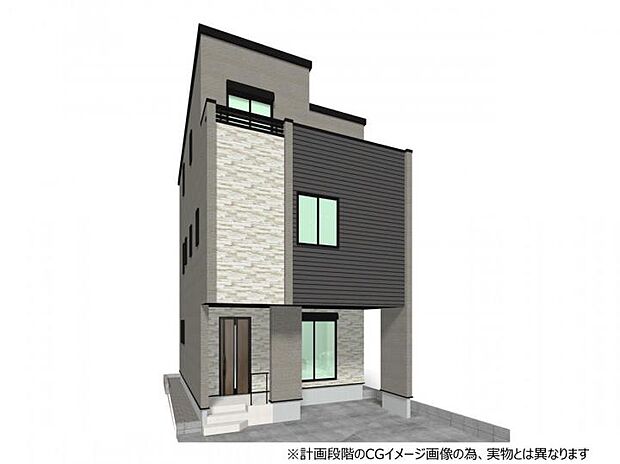 【外観イメージ】◆普通車1台+軽自動車1台駐車出来ます！IHや食洗機、浴室乾燥機やカードキーといった充実の設備を装備した住宅です！