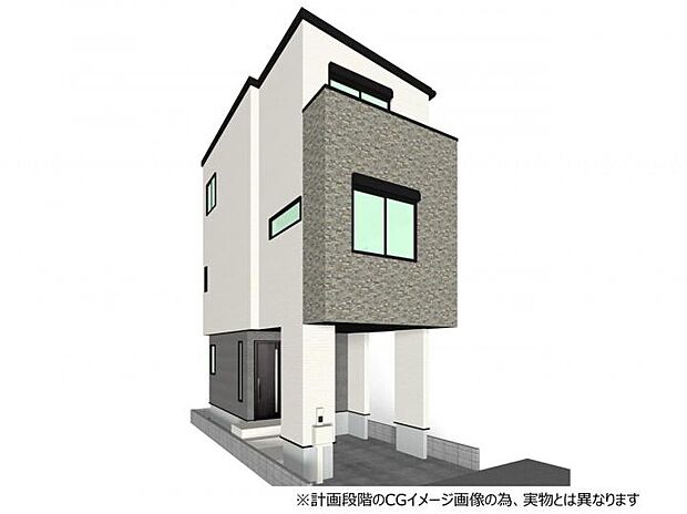【外観完成イメージ】◆建築中の為、近隣完成住宅をご見学出来ます!またお客様がご興味のある物件も合わせてご案内します!