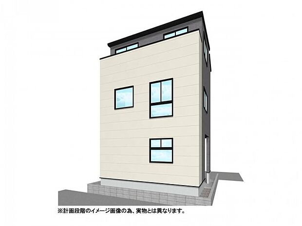 【【外観イメージパース】】東武東上線「柳瀬川」駅へ徒歩12分、自転車ならわずか4分の軽快アクセス！池袋などの都心へもスムーズに繋がるため、毎日の通勤通学が快適。