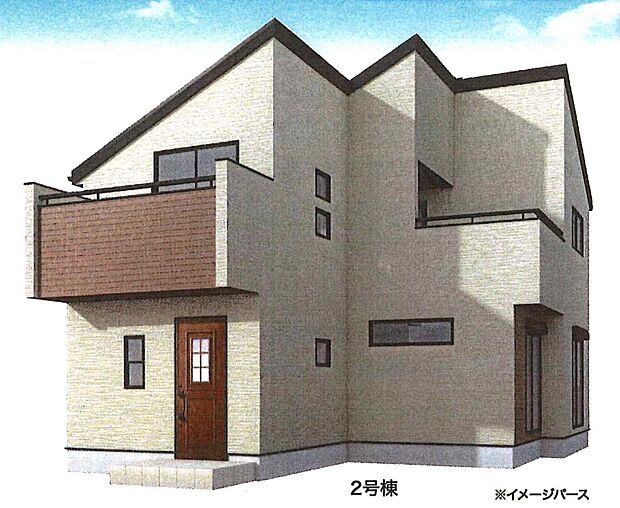 2号棟 完成イメージパース