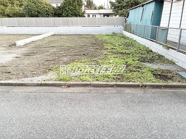 【現地外観写真】【販売現地】1号棟　まもなく建築工事が始まります！2025年11月7日撮影