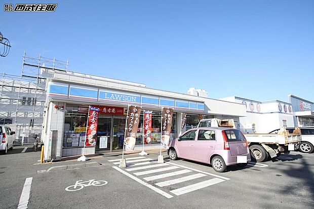 ローソン 福生南田園三丁目店(約400m・徒歩5分)