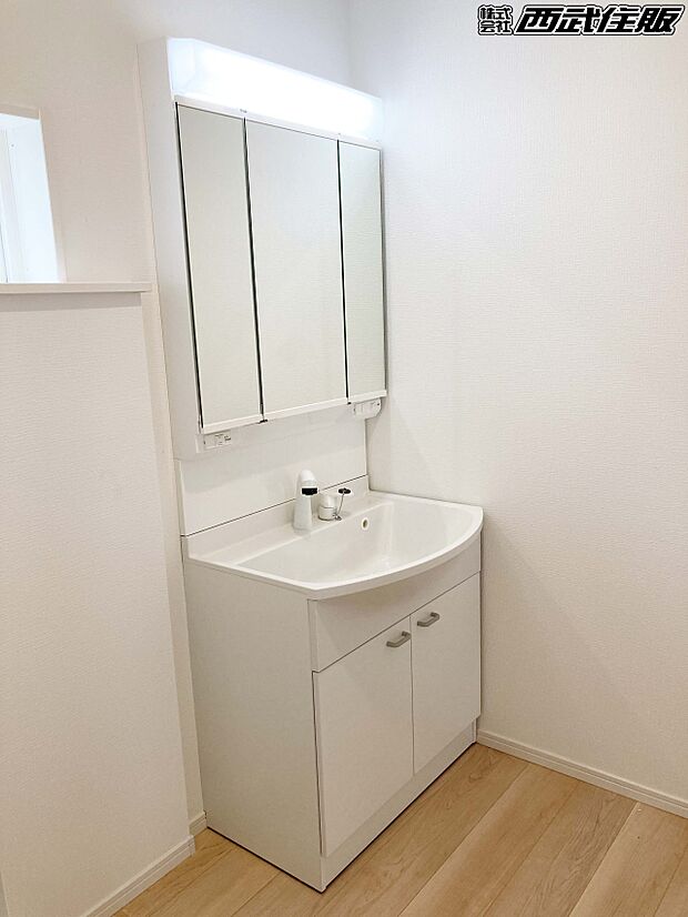 【非公開】【シャワードレッサー】収納力もある洗面化粧台　同仕様写真