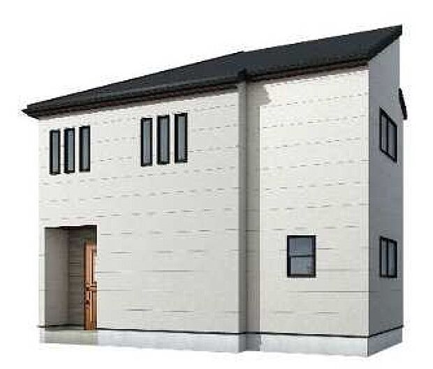 【外観】1号棟　完成イメージパース