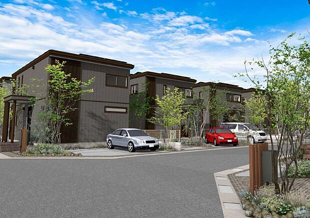 街並み完成イメージパース