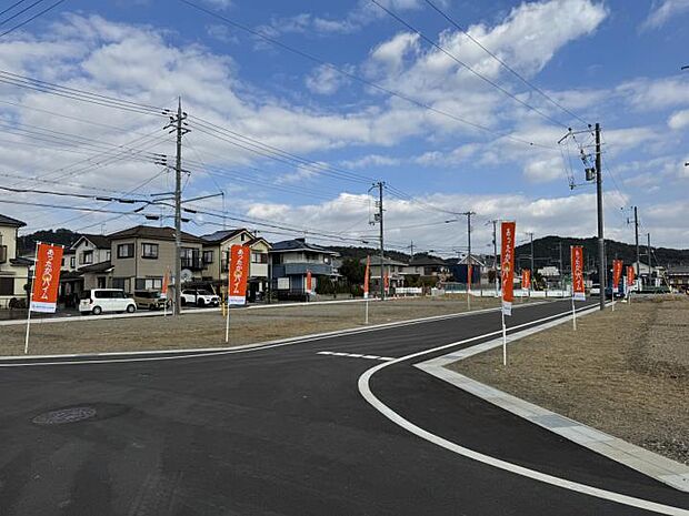 【分譲地全景】セキスイハイムは広々60坪以上の敷地。家族でゆったり暮らせます。(2025.7撮影)