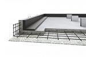 【【強靭なベタ基礎で建物を面で支える】】家は、建物だけでなく建物を支える基礎部分によっても強さが変わってきます。セキスイハイムは強度と耐久性を兼ね備えたベタ基礎(強度の高い24N／mm2コンクリート)を標準採用しています。※プランによって仕様が異なる場合がございます。